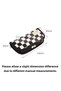Checkered Black White Canvas Wide Large Capacity Y2K Kpop Gothic Pencil Case Pen Holder Organizer - 7