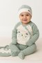 100% Cotton 10 Piece Bro Embroidered Newborn Baby Boy Hospital Discharge Set (Boxed) - 2