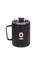 Stainless Steel Black Metal Mug 360 ml Vacuum Insulated with Lid No:91 - 2