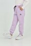 Girl's Crown Embroidered Tracksuit Bottom - 2