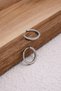 Steel Hoop Earrings Non Tarnish Diameter 1.8cm Suitable for Daily Wear Tube Earrings - 2