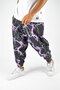 Unisex Casual Digital Lightning Print Sweatpants Baggy Trousers - 3