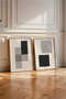 2 Piece Set Painting with Wooden Frame Huhu145
