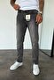 Men's Regular Fit Smoked Lycra Denim Jean Trousers Ke-777