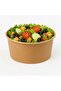 550 Cc Kraft Salad Bowl with Lid 25 Pieces - 3