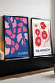 Wooden Black Framed Modern Painting Set Huhu164