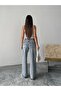 Double Buttoned Vintage Palazzo Jeans - 8