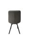 V2 Alleria Dining Chair Set of 2 - Stylish Grey/Black Upholstered Metal Chairs for Dining Room - 4