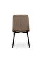 Calus Dining Chair Set of 2 - Light Brown Upholstered Metal Chairs with 2-Year Warranty - 7