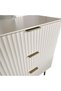 Orion Dresser with Mirror - Beige/Gold, Engineered Wood, Stylish Bedroom Storage, 119.5x39.6x78.7cm - 5