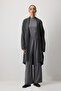 Oversize Knit Cardigan with Pockets - 2