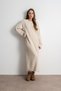 Women's Knitwear Hair Braid Long Dress - 6