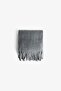 Imported Puffy Soft Textured Women's Scarf Shawl Shoulder Wrap Dark Gray - 6