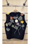 Woolen Blouse Ivy Flower Pattern - 2