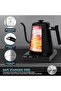 KT10 PRO Electric Kettle 1L - Stainless Steel with Temperature Control Electric Kettle (Black) - 5