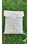 New Year's Collection Velvet Towel with Border and Emblem (30X50 cm) – Gift Wrapped – Handmade Special - 9