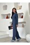 Modal Tracksuit Set with Collar Detail - Comfortable Soft Casual Women's Bottom Top Set - 5