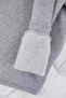 Grey Melange Polo Neck Rubber Cuffs Knitted Tracksuit Set Plus Size Tracksuit Set Tbbaw24Ts00001 - 7