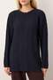 Navy Blue Boucle Knit Sweater Tctaw26Ak00014 - 3