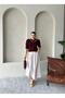 Stone Yoda Pleated Long Skirt - 3