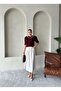 Stone Yoda Pleated Long Skirt - 5