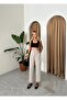 Anthracite Polyviscose Fabric Carrot Cut Trousers - 2
