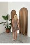 Coffee Coated Buttoned Vest - 5