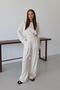 Natural Marisol Blouse Pants Set