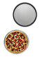 Large and Medium Size Perforated Pizza Tray Lahmacun Pita Tray 36 Cm -32 Cm 2 Pieces - 4