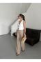 Mink 100% Linen Palazzo Pants - 3