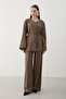 Mink Drawstring Kimono Set - 8864 - 6