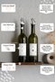 Amber 2-Piece 750 ml Olive Oil & Cooking Oil Bottle with Wooden Stand Oil Dispenser 750 Bb Za St - 4