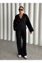Black Crushed Wool Stamp Jacket - 1011 - 3
