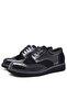 Rakerplus Hidra Black Patent Leather Laced Classic Boys' School Shoes - 4