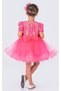 Pink Sequined Short Sleeve Ball Gown Pageant Outfit April 23 Kids Evening Dress Aby162 - 3