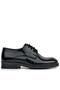 Black Patent Leather Lace-Up Oxford Children's School Shoes - 3