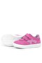 Genuine Leather Fuchsia Pink Velcro Children's Sneakers - 5
