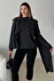 Self-Weaving Knitwear Sweater Anthracite 8266 - 4