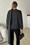 Self-Weaving Knitwear Sweater Anthracite 8266 - 8