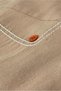 BUTTONED LINEN TUNIC WITH STITCH DETAIL 43606 - 4