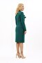 Shirt Collar Short Jacket & Plain Tight Skirt - Emerald - 1055540 - 4