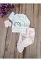 5-Piece Hospital Discharge Newborn Pink 100% Cotton Special Design Embroidered Baby Girl Seasonal Gift - 5