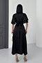Lisa Women's Satin Evening Dress Black - 4