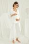 Women's Lace Maternity Pajama Set 3-Piece 18433 - 5