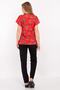 Unisex Red Authentic Patterned Lycra Doctor Nurse Hospital Surgical Scrubs Uniform Set - 3