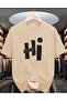 Men's Printed Cotton T-Shirt - Simple and Stylish Pattern {Hi}
