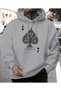 Luxury Men's Hoodie with Ace of Spades Design