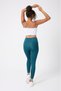 Women's High Waist Gathering Effect Sports and Casual Leggings Oil - 4