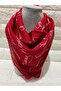 Red Atatürk Signed Cotton Fabric Scarf - Bandana - April 23, October 29, August 30, 19 May