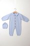 Girl Boy Unisex Baby Knitted Button Detailed Hat Knitwear Newborn Romper Set - 4
